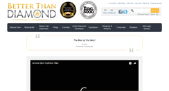 Desktop Screenshot of betterthandiamond.com