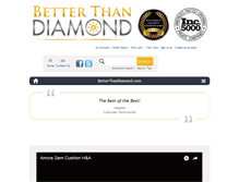 Tablet Screenshot of betterthandiamond.com